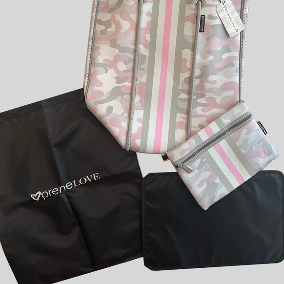 preneLOVE® CLASSIC LARGE TOTE - SANDSTONE + SMALL BAG + BAG DIVIDER + STRINGBAG - Picture 4 of 5